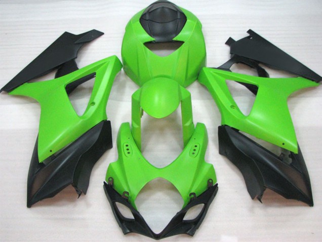 Comprare Carene Moto Suzuki GSXR 1000 2007-2008 - Verde Nero Opaco
