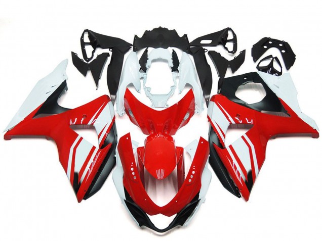 Comprare Carene Moto Suzuki GSXR 1000 2009-2016 - Bianco Rosso Nero