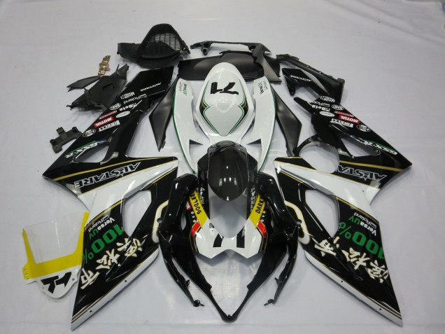Comprare Carene Moto Suzuki GSXR 1000 2005-2006 - Bianco Nero Giallo Rosso Verde RockStar