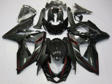 Comprare Carene Moto Suzuki GSXR 1000 2009-2016 - Nero Lucido Rosso