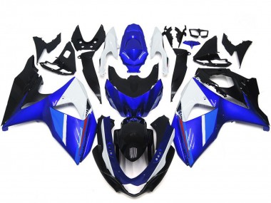 Comprare Carene Moto Suzuki GSXR 1000 2009-2016 - Bianco Blu Nero