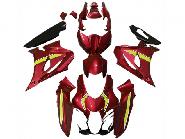 Comprare Carene Moto Suzuki GSXR 1000 2017-2024 - Rosso Giallo Stile