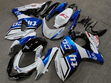 Comprare Carene Moto Suzuki GSXR 1000 2009-2016 - Bianco Blu Nero Tyco