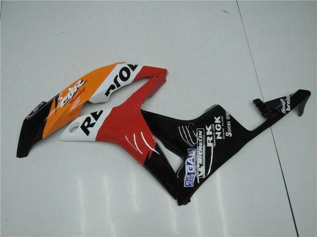 Comprare Kit Carena Moto ABS Honda CBR600RR 2007-2008 - Arancia Bianco Rosso Nero Lucido Repsol