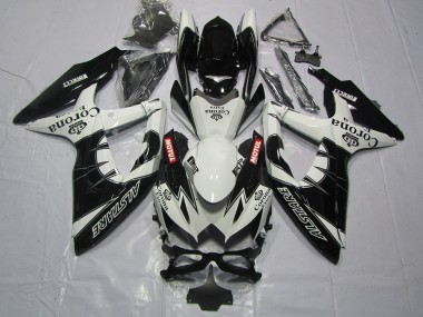 Comprare Carena Moto Suzuki GSXR 600 / GSXR 750 2008-2010 - Bianco Nero Alstare Corona Motul