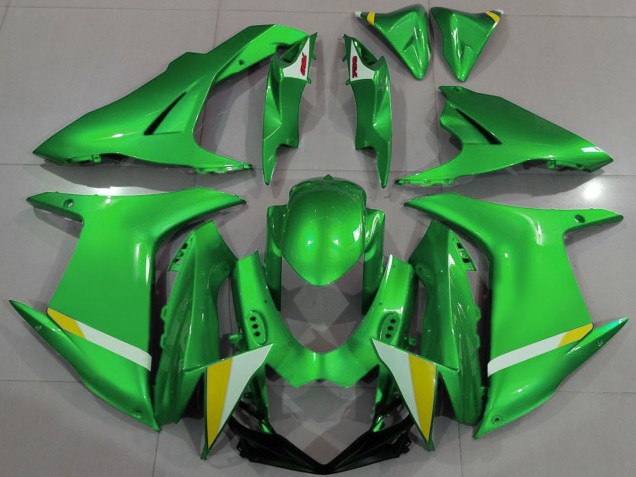 Comprare Carene Moto Suzuki GSXR 600 / GSXR 750 2011-2024 - Verde Bianco Giallo
