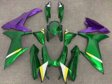 Comprare Carene Moto Suzuki GSXR 600 / GSXR 750 2011-2024 - Verde Viola Bianco Giallo
