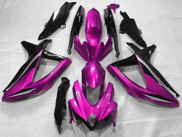 Comprare Carene Moto Suzuki GSXR 600 / GSXR 750 2008-2010 - Rosa Nero Lucido