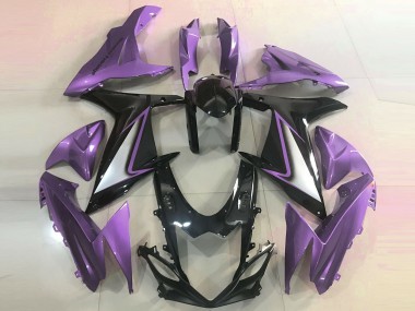 Comprare Carene Moto Suzuki GSXR 600 / GSXR 750 2011-2024 - Viola Nero Lucido