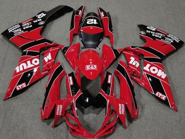Comprare Carene Moto Suzuki GSXR 600 / GSXR 750 2011-2024 - Rosso Nero Motul