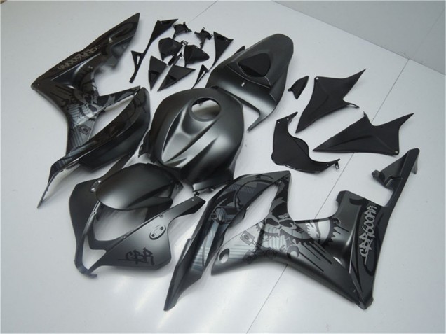 Comprare Carena Moto Honda CBR600RR 2007-2008 - Nero Opaco Graffiti