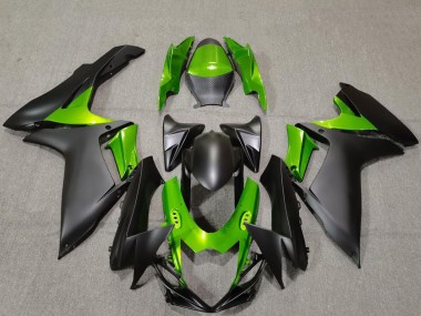 Comprare Carene Moto Suzuki GSXR 600 / GSXR 750 2011-2024 - Verde Nero Opaco