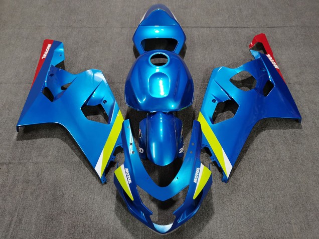 Comprare Carene Moto Suzuki GSXR 600 / GSXR 750 2004-2005 - Blu Giallo Rosso