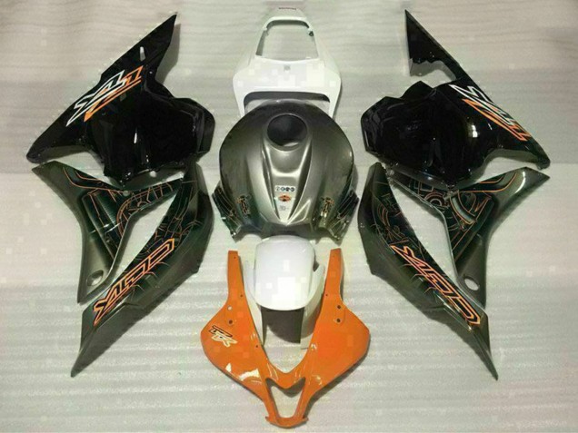 Comprare Carena Moto Honda CBR600RR 2009-2012 - Bianco Arancia Nero Lucido