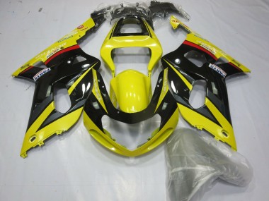 Comprare Carene Moto Suzuki GSXR 600 / GSXR 750 2001-2003 - Giallo Grigio Nero Lucido