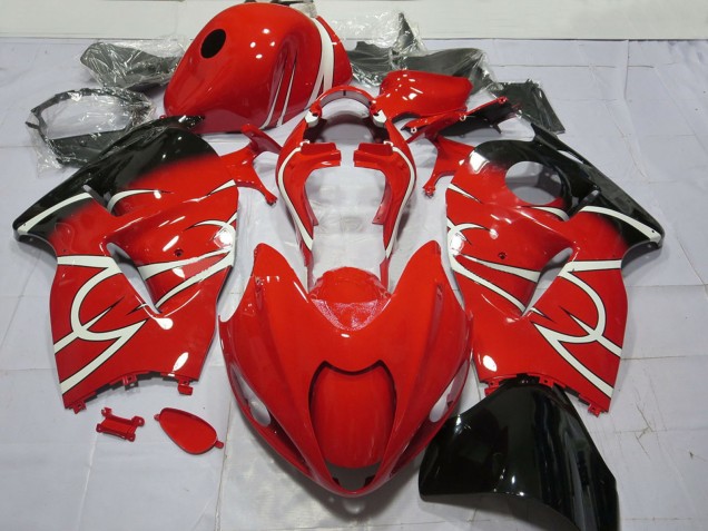 Comprare Carene Moto Suzuki GSXR 1300 1996-2007 - Rosso Bianco Nero