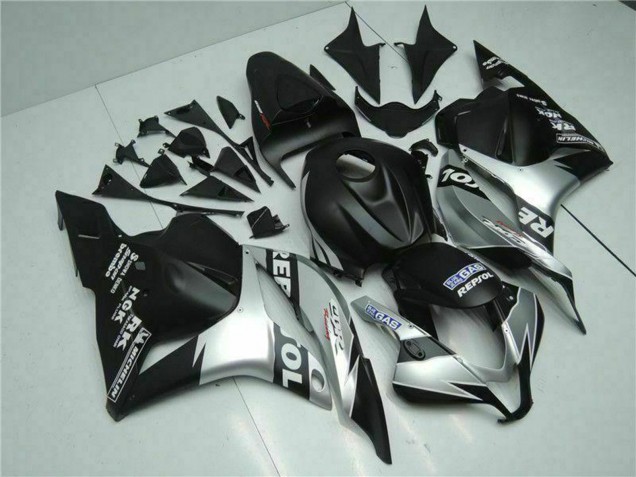Comprare Carena Moto Honda CBR600RR 2009-2012 - Argento Nero Opaco Repsol