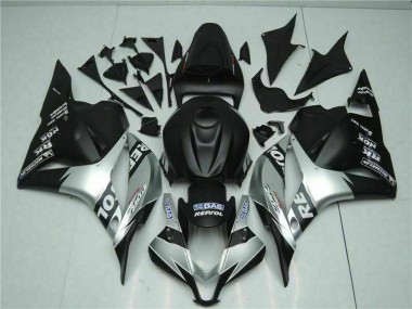 Comprare Carena Moto Honda CBR600RR 2009-2012 - Argento Nero Opaco Repsol