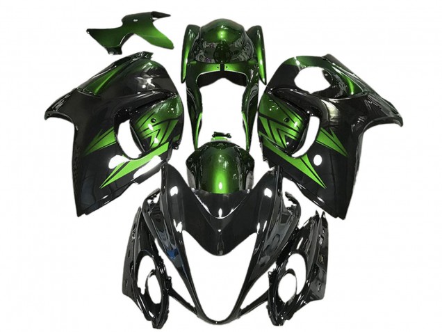 Comprare Carene Moto Suzuki GSXR 1300 2008-2020 - Nero Lucido Deep Verde