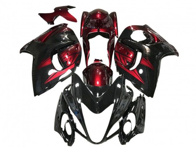 Comprare Carene Moto Suzuki GSXR 1300 2008-2020 - Nero Lucido Rosso Profondo