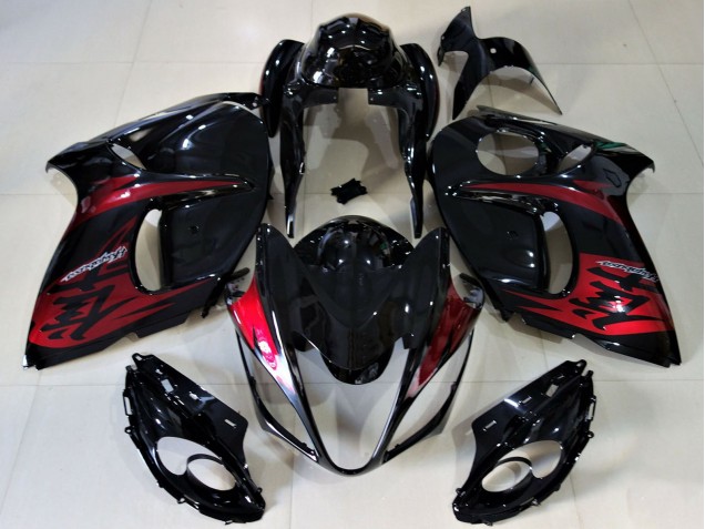 Comprare Carene Moto Suzuki GSXR 1300 2008-2020 - Nero Lucido Caramella Rosso