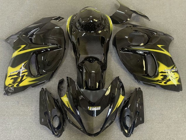 Comprare Carene Moto Suzuki GSXR 1300 2008-2020 - Nero Lucido Giallo