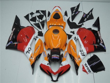 Comprare Kit Carena Moto Completo Honda CBR600RR 2009-2012 - Arancia Bianco Rosso Nero Lucido Repsol