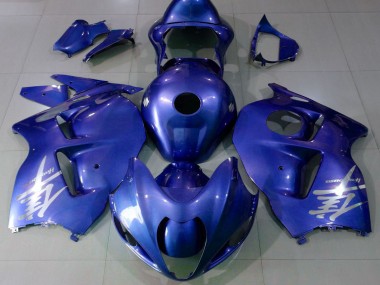 Comprare Carene Moto Suzuki GSXR 1300 1996-2007 - Lucido Blu Argento Logo