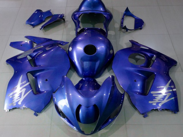 Comprare Carene Moto Suzuki GSXR 1300 1996-2007 - Lucido Blu Argento Logo