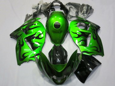 Comprare Carena Moto Suzuki GSXR 1300 1996-2007 - Verde Nero Fiamma