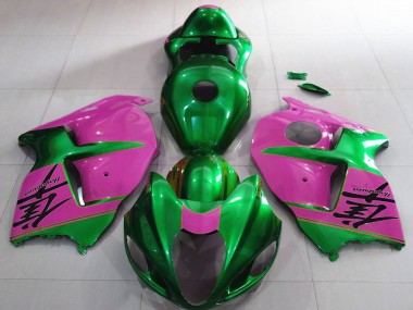 Comprare Carene Moto Suzuki GSXR 1300 1996-2007 - Lucido Verde Rosa