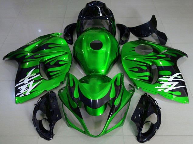 Comprare Carene Moto Suzuki GSXR 1300 2008-2020 - Lucido Verde Nero