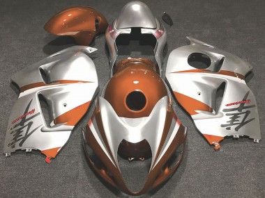 Comprare Carene Moto Suzuki GSXR 1300 1996-2007 - Lucido Arancia Argento