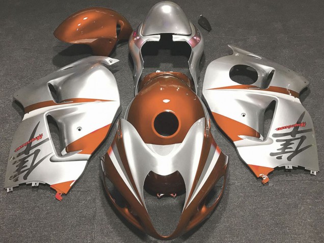 Comprare Carene Moto Suzuki GSXR 1300 1996-2007 - Lucido Arancia Argento