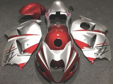 Comprare Carene Moto Suzuki GSXR 1300 1996-2007 - Lucido Rosso Argento