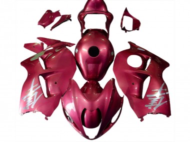 Comprare Carene Moto Suzuki GSXR 1300 1996-2007 - Lucido Rosso Argento Logo
