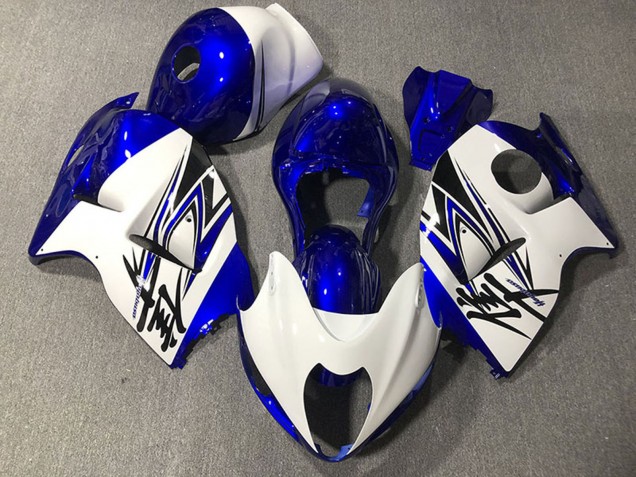 Comprare Carene Moto Suzuki GSXR 1300 1996-2007 - Lucido Bianco Blu Profondo