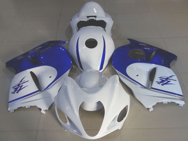 Comprare Carene Moto Suzuki GSXR 1300 1996-2007 - Lucido Bianco Blu