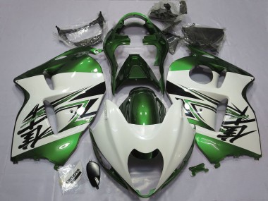 Comprare Carene Moto Suzuki GSXR 1300 1996-2007 - Lucido Bianco Verde