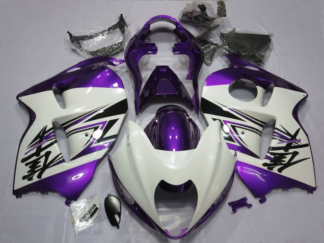 Comprare Carene Moto Suzuki GSXR 1300 1996-2007 - Lucido Bianco Viola