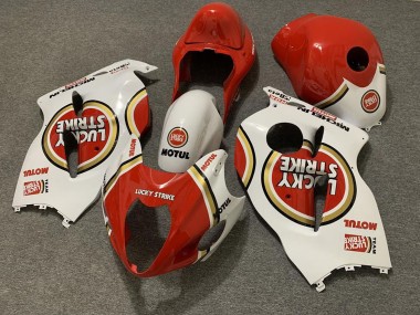 Comprare Carene Moto Suzuki GSXR 1300 1996-2007 - Bianco Rosso Lucky Strike