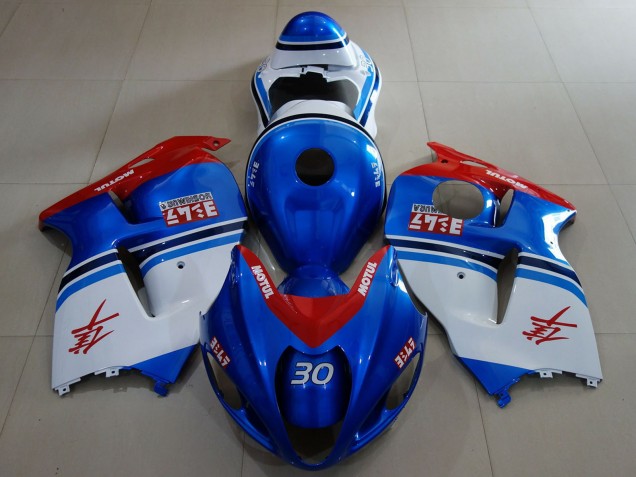 Comprare Carene Moto Suzuki GSXR 1300 1996-2007 - Blu Bianco Rosso