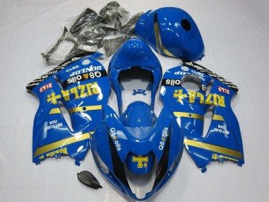 Comprare Carene Moto Suzuki GSXR 1300 1996-2007 - Blu Oro Rizla