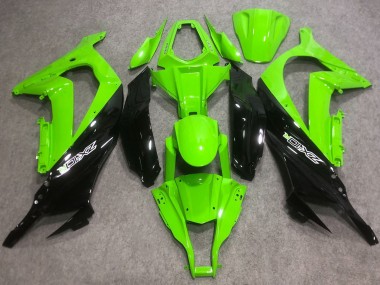 Comprare Carene Moto ABS Kawasaki ZX10R 2016-2020 - Verde Nero Lucido