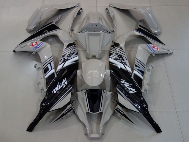 Comprare Carene Moto Kawasaki ZX10R 2011-2015 - Grigio Bianco Nero