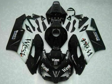 Comprare Carena Moto Honda CBR1000RR 2004-2005 - Nero Lucido Bianco West Mobil Michelin