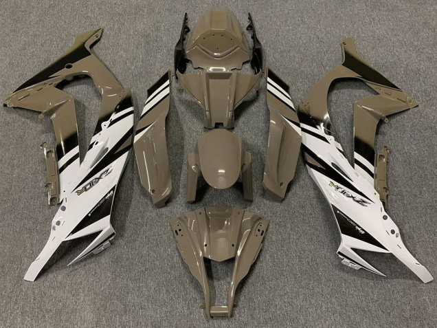Comprare Carene Moto Kawasaki ZX10R 2011-2015 - Marrone Bianco Nero