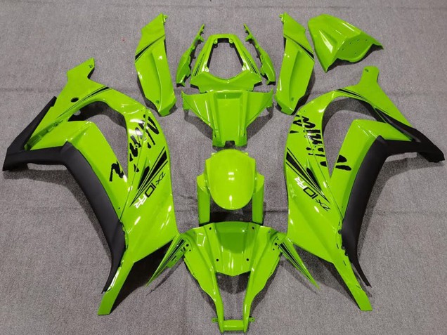 Comprare Carene Moto Kawasaki ZX10R 2011-2015 - Verde Nero Opaco