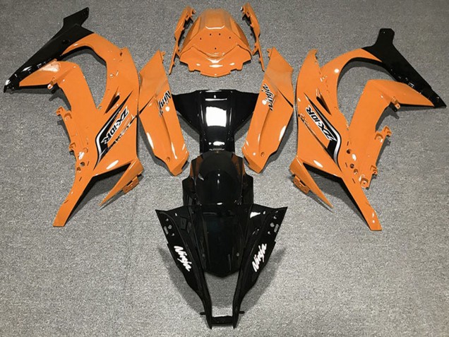 Comprare Carene Moto Kawasaki ZX10R 2011-2015 - Arancia Nero Lucido