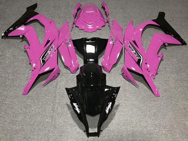 Comprare Carene Moto Kawasaki ZX10R 2011-2015 - Rosa Nero Lucido
